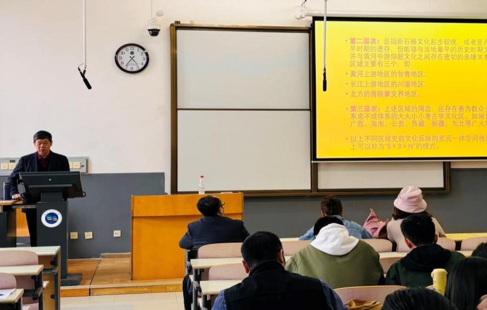 学院邀请山东大学栾丰实教授做 “海岱地区史前彩陶概论”学术讲座-西北民族大学历史文化学院